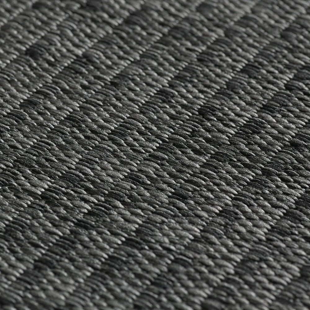 Тъмносив кръгъл външен килим ø 120 cm Giza – Ayyildiz Carpets