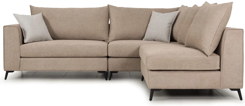 Ъглов диван Ricap-Бежово