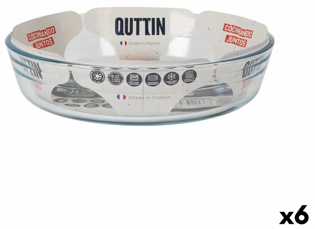 Ястие за печене Quttin   Cтъкло 1,7 L ø 23 x 5,3 cm (6 броя)