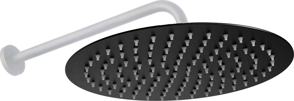 Дъждов душ Rea Black Matt 25cm