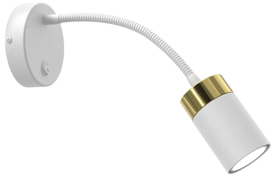 Гъвкава лампа JOKER 1xGU10/8W/230V бяла/златиста