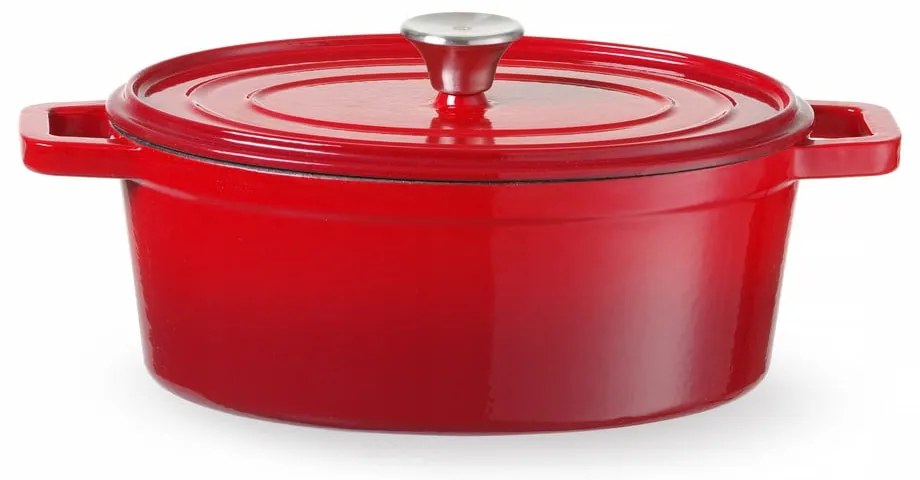 Тенджера от излято желязо с капак подходяща за индукционен котлон 4,4 l – Hendi