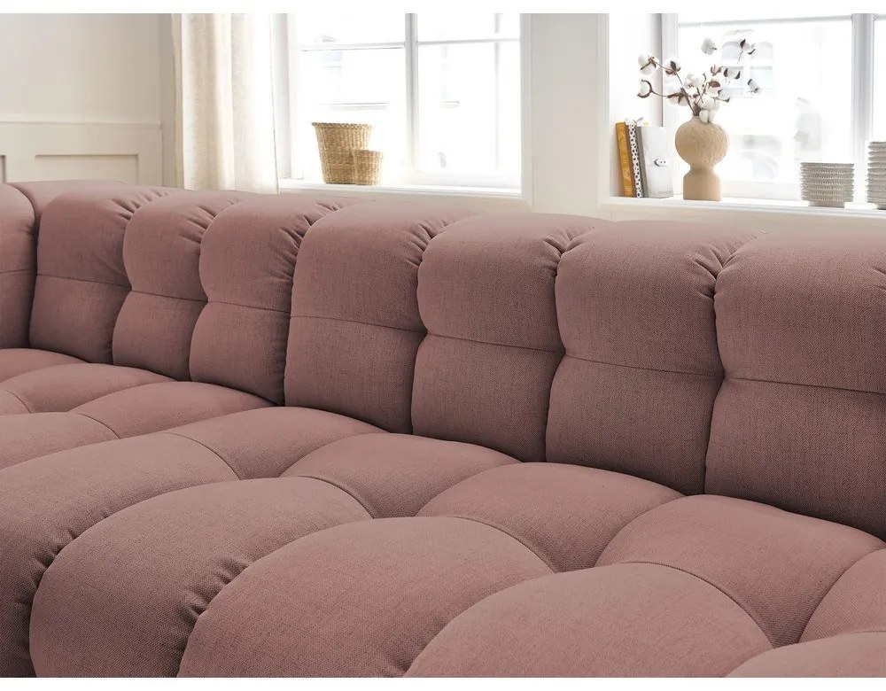 Светлорозов ъглов диван Cloud – Bobochic Paris