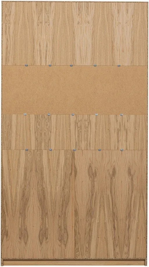 Модулна етажерка за книги с дъбов декор в естествен цвят 110x199 cm Modulair - vtwonen