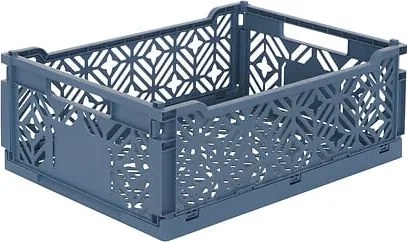 Детска сгъваема щайга atmosphera, Arry, Син, 40×30×15 cm