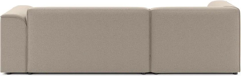 Светлокафяв ъглов диван (ляв ъгъл) Merid – Ropez