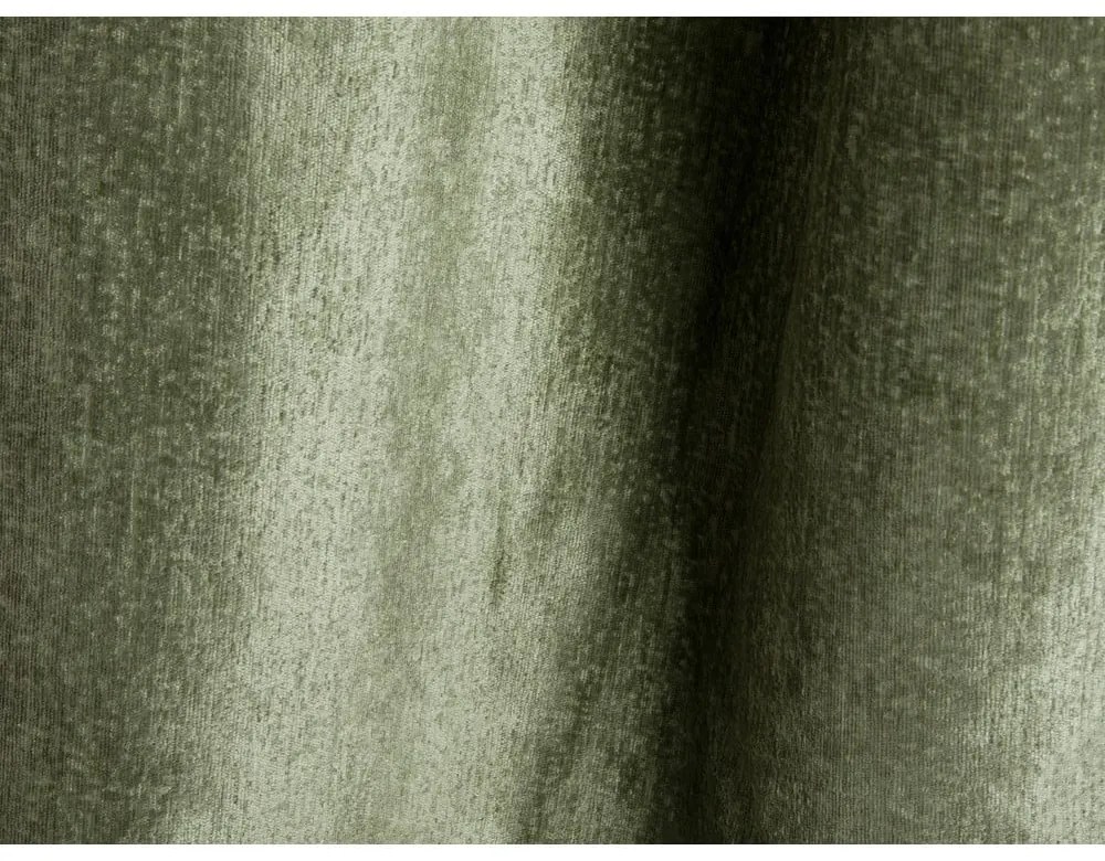 Зелено тапицирано двойно легло с място за съхранение с включена подматрачна рамка 200x200 cm Lupine – Micadoni Home