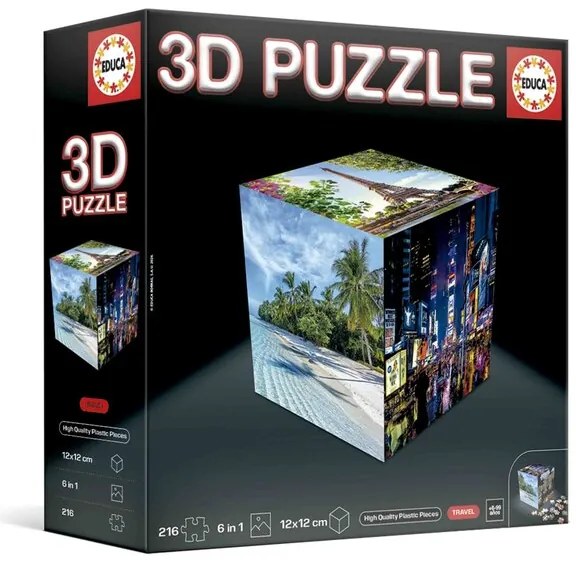 Пъзел 3D, Educa, Пътуване