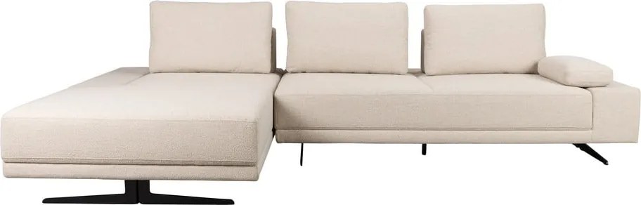 Кремав ъглов диван (ляв ъгъл) Shelly – Dutchbone