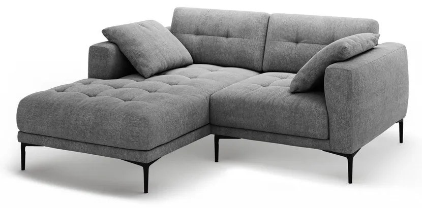 Сив ъглов диван (ляв ъгъл) Bemy – Micadoni