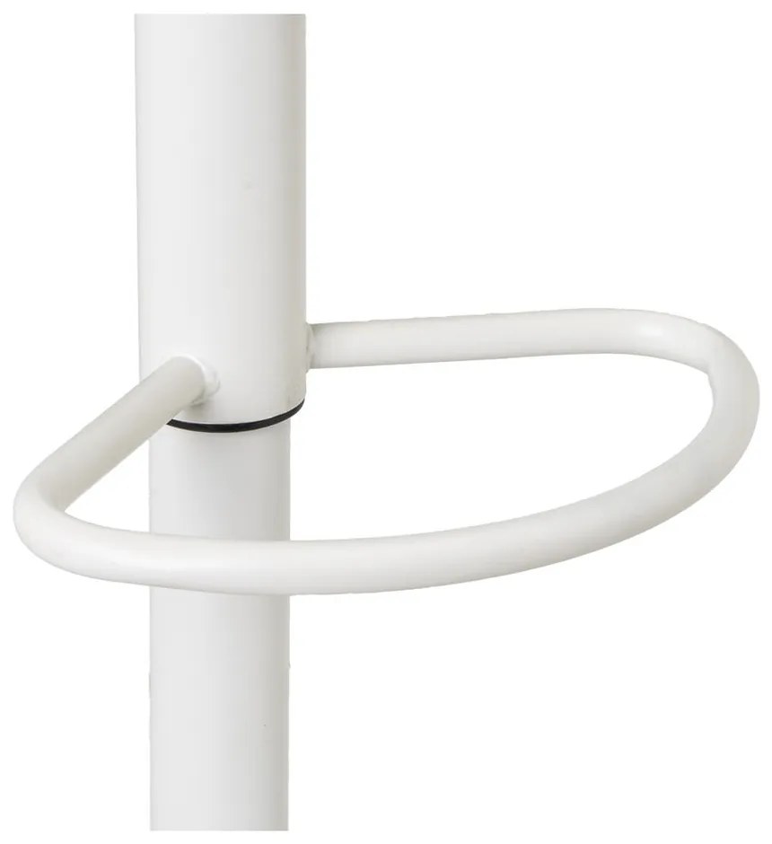 Бели бар столове в комплект от 2 бр. с регулируема височина от имитация на кожа (височина на седалката 72 cm) – Casa Selección