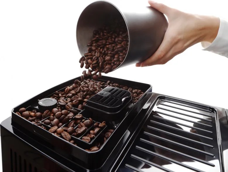 Еспресо машина Delonghi Magnifica START ECAM220.60.B, 1450W, 15 bar, 1.8 л, 4 програми, 13 нива на смилане, LatteCrema Hot, Опция за кафе на зърна, Черен