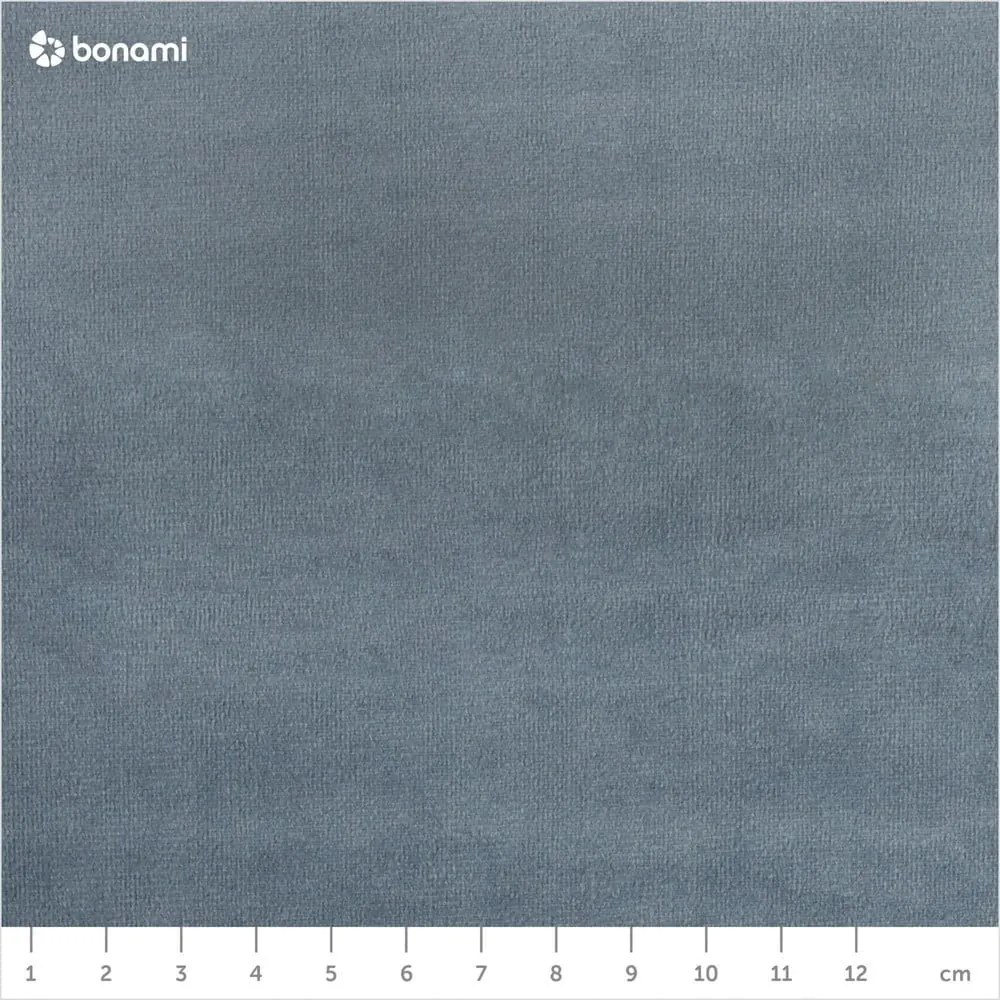 Светлосиньо тапицирано двойно легло с място за съхранение и решетка 140x200 cm Bali - Cosmopolitan Design