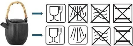 Черен глинен чайник 850 ml Neri – Bloomingville