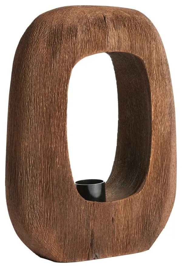 Кафява настолна лампа (височина 30 cm) Kelafo – Light &amp; Living