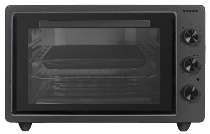 Мини фурна Snaige SNO-4237BL, 650W, 37l, Двойно стъкло, Черен