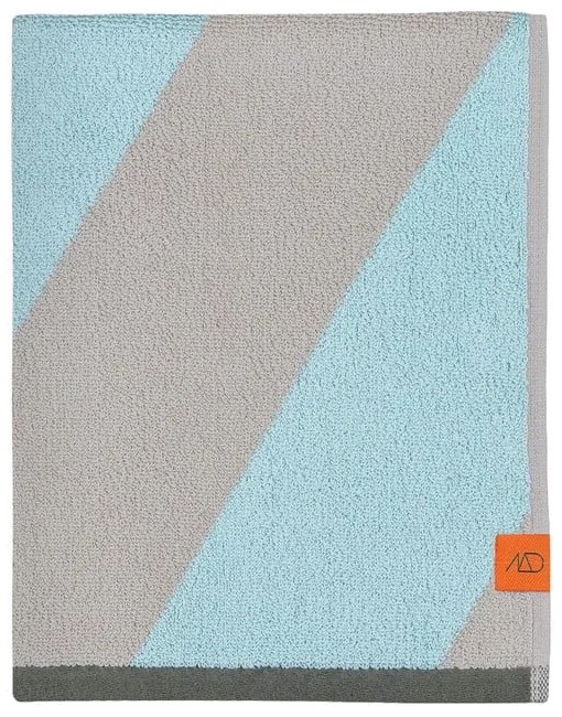 Хавлиена кърпа от органичен памук от тери в цвят мента 70x133 cm Diagonal – Mette Ditmer Denmark