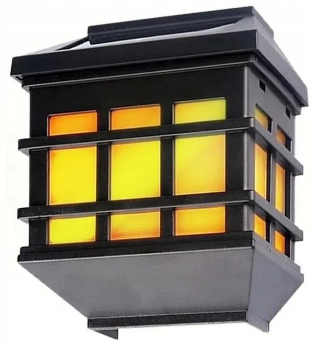 LED соларна стенна лампа със сензор за здрач LED/1,2V 600 mAh IP44