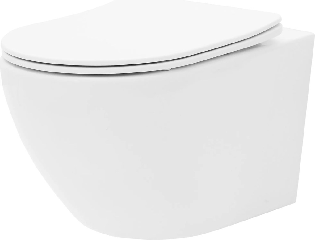Тоалетна чиния WC Carlo Flat Mini Rimless + Биде Carlo Mini