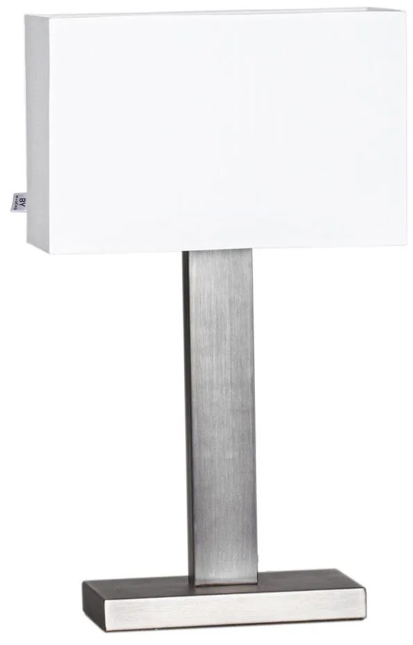 ByRydens 4002680-6524 - Настолна лампа PRIME 1xE27/5W/230V бяла/матов хром