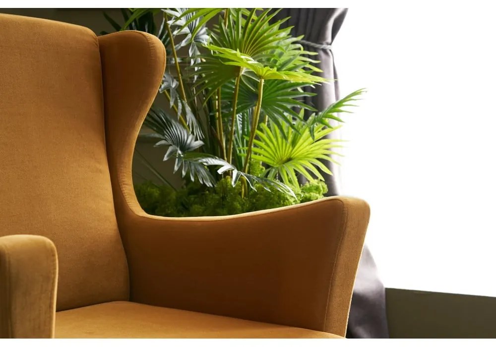 Жълт фотьойл Lola Brejer - Artie