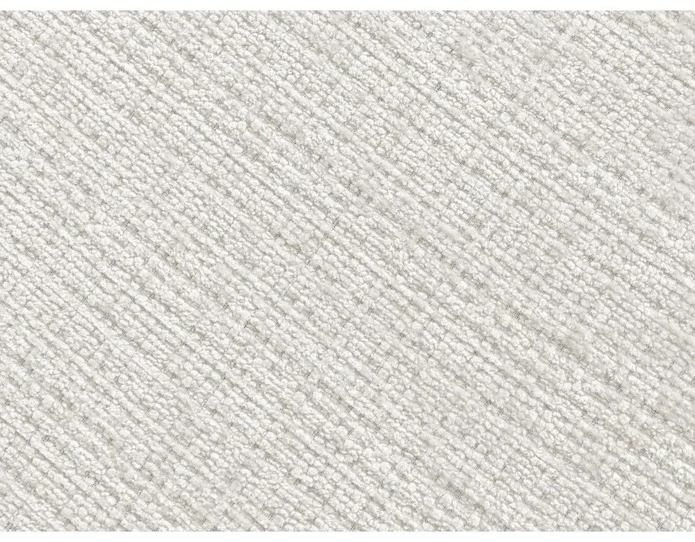 Бял шенилов ъглов диван (десен ъгъл) Leonore – Bobochic Paris