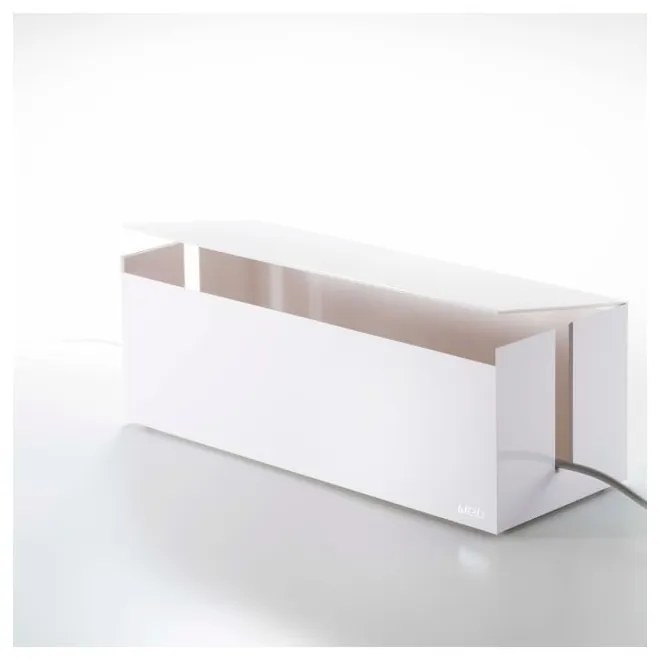 Бяла кутия за зарядно устройство Уеб кабелна кутия - YAMAZAKI