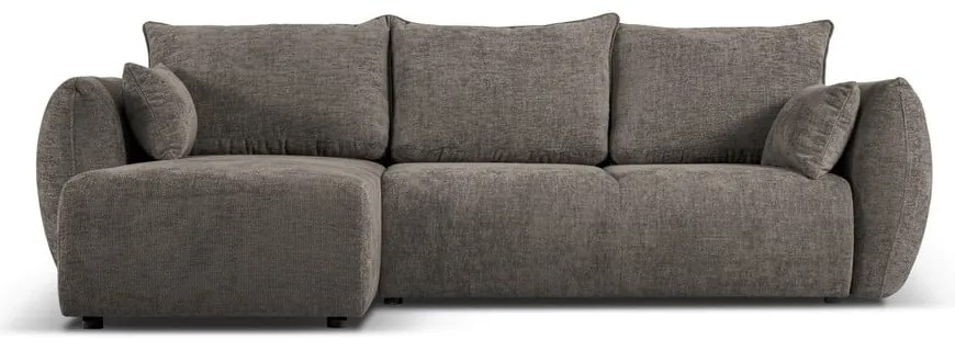 Сив ъглов диван (ляв ъгъл) Matera - Cosmopolitan Design
