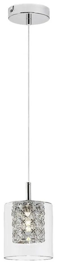 Rabalux 3114 - Кристален висящ полилей DUCHESS 1xG9/40W/230V