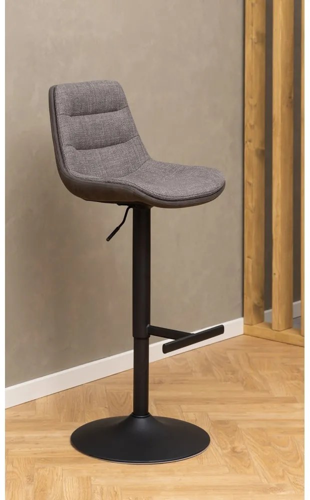 Сив бар стол с регулируема височина (височина на седалката 86 cm) Adisa – Actona