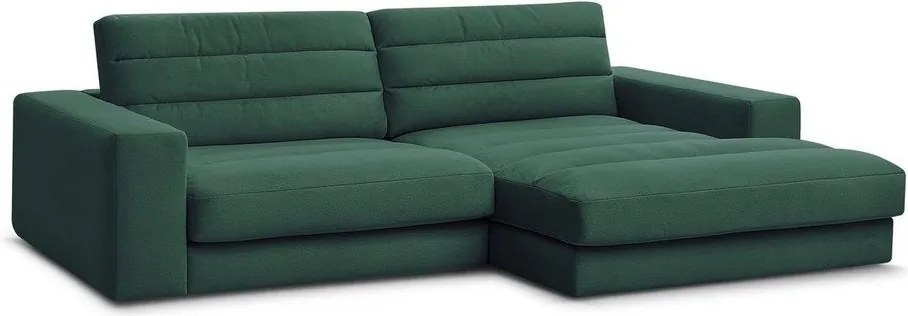Зелен кадифен ъглов диван (десен ъгъл) Sierra – Bobochic Paris