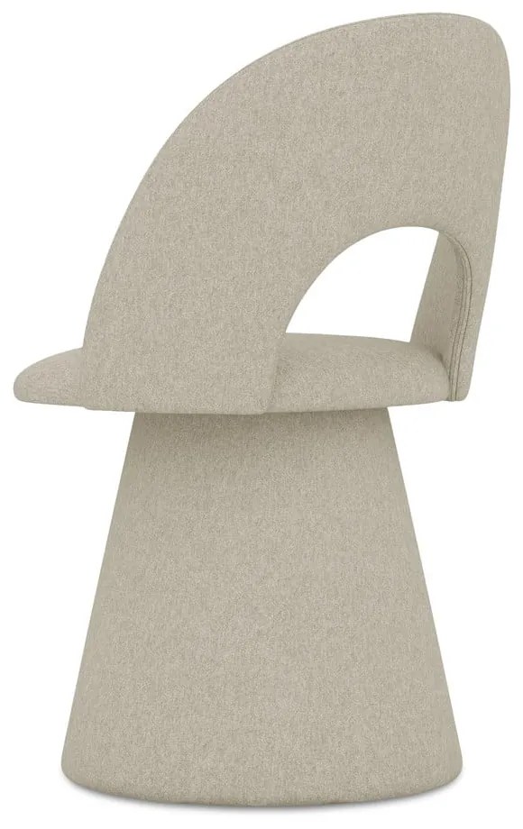 Бежов тапициран трапезен стол Kalo – Makamii