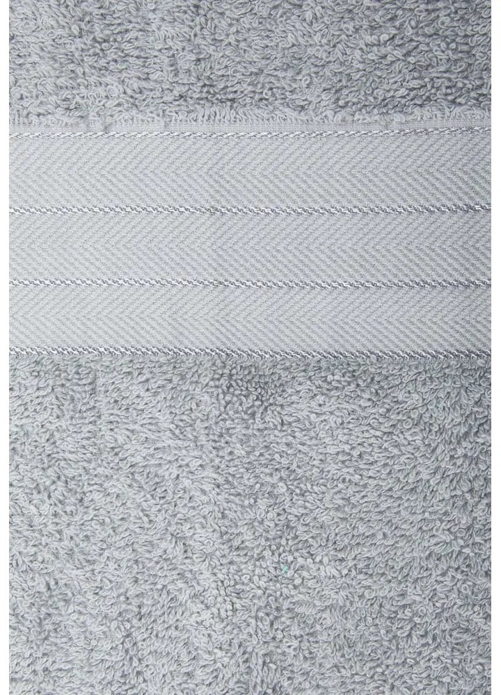 Светлосиви памучни хавлиени кърпи в комплект от 2 бр. от тери 70x140 cm – Good Morning