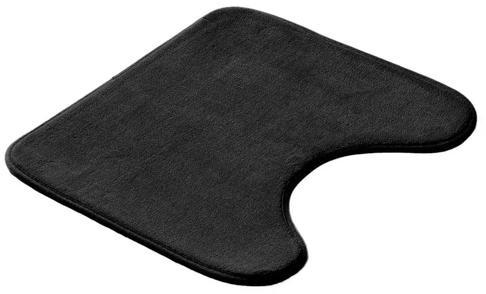 Черен килим за баня WC 45x45 cm Vitamine – douceur d'intérieur