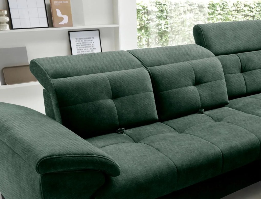 Ъглов диван Ferin-Prasino-Right