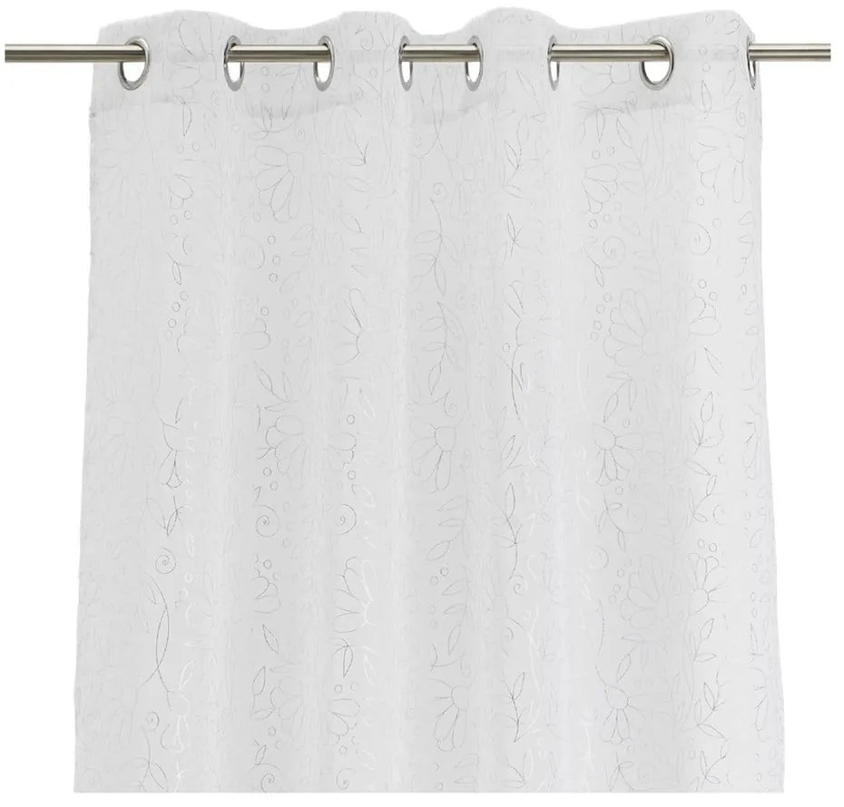 Бяло-сребриста завеса 140x260 cm Pucka – Casa Selección