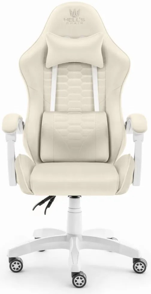 Геймърски стол HC-1000 BEIGE - кадифена тъкан