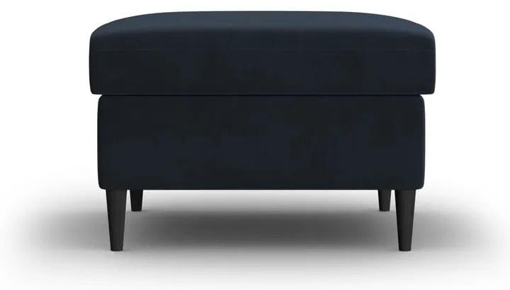 Тъмносиня кадифена табуретка Kyoto – Cosmopolitan Design