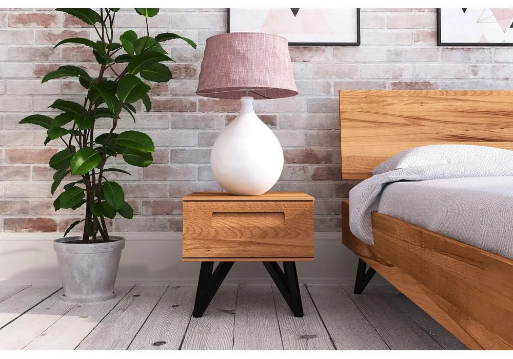 Нощно шкафче от букова дървесина Golo - The Beds