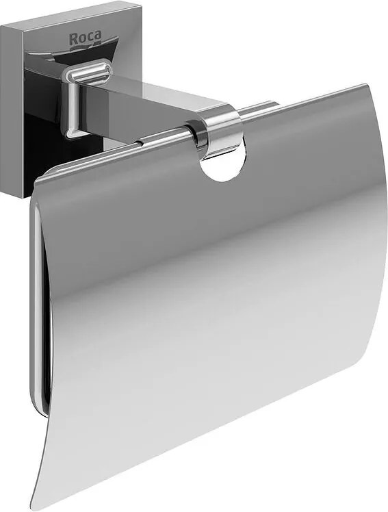 Държач за тоалетна хартия, A816822001 Roca, метал, полиран, 10х6.5х12.5см