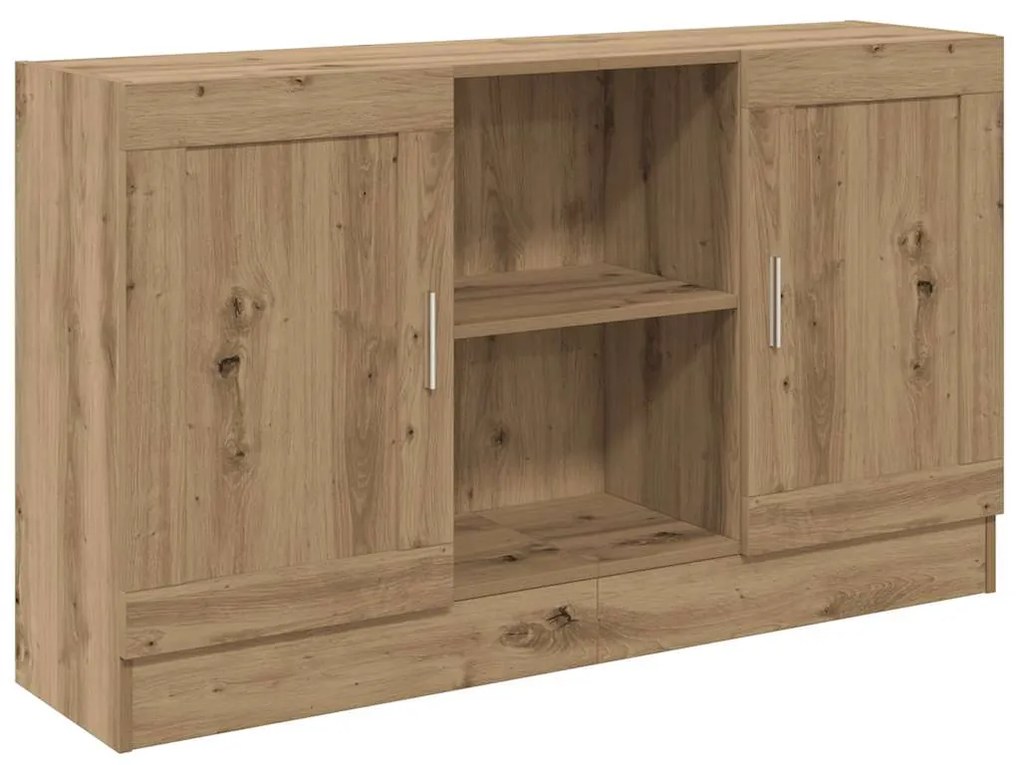 856163 vidaXL Сайдборд, дъб артизан, 120x30,5x70 см, инженерно дърво