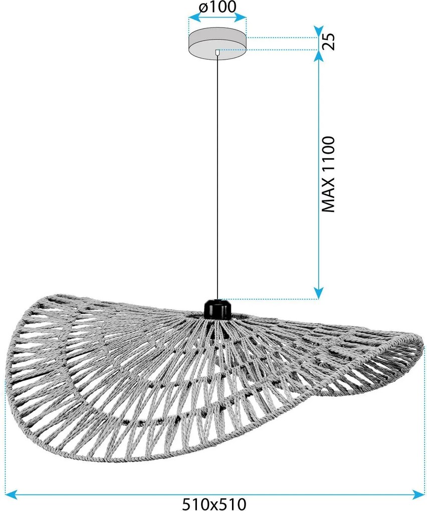 Пендел BOHO APP1739-1CP 50CM