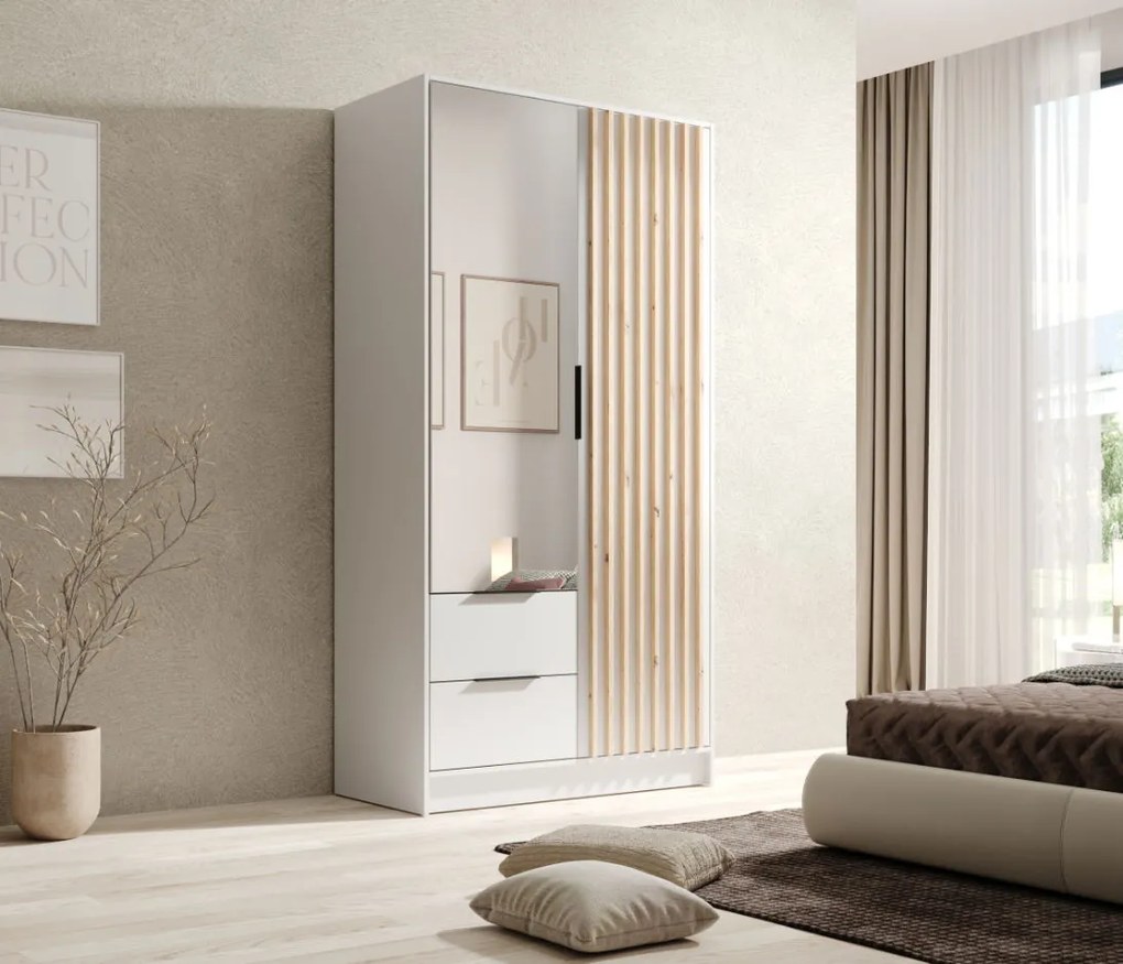 Гардероб Niriam 2-врати-Leuko