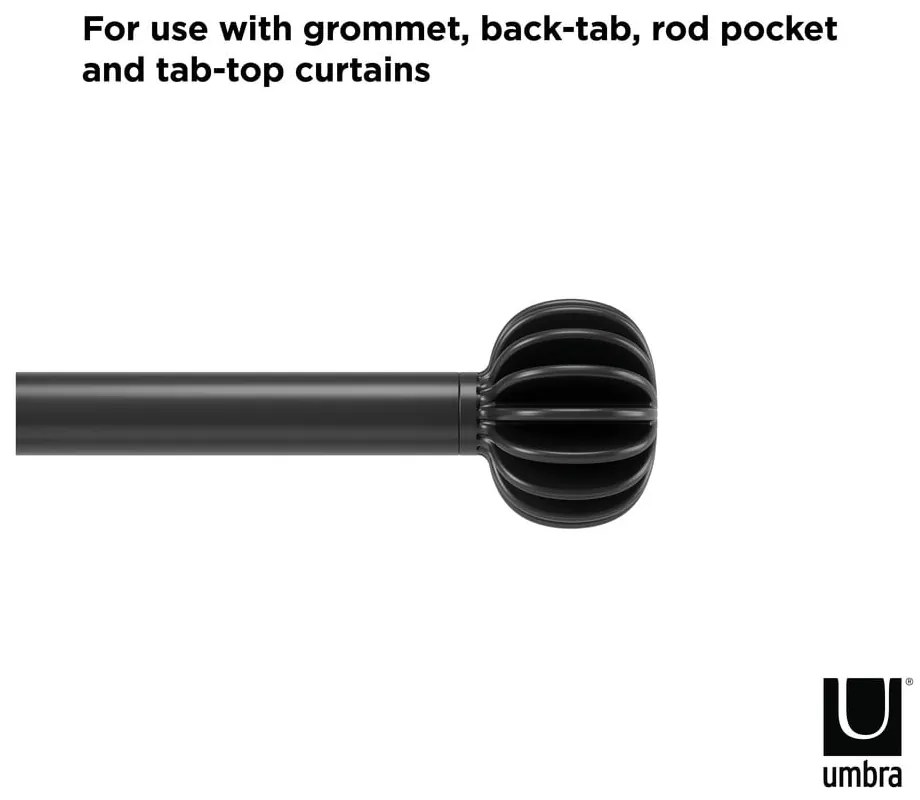 Стоманен разтегателен корниз 107 - 305 cm Finn - Umbra