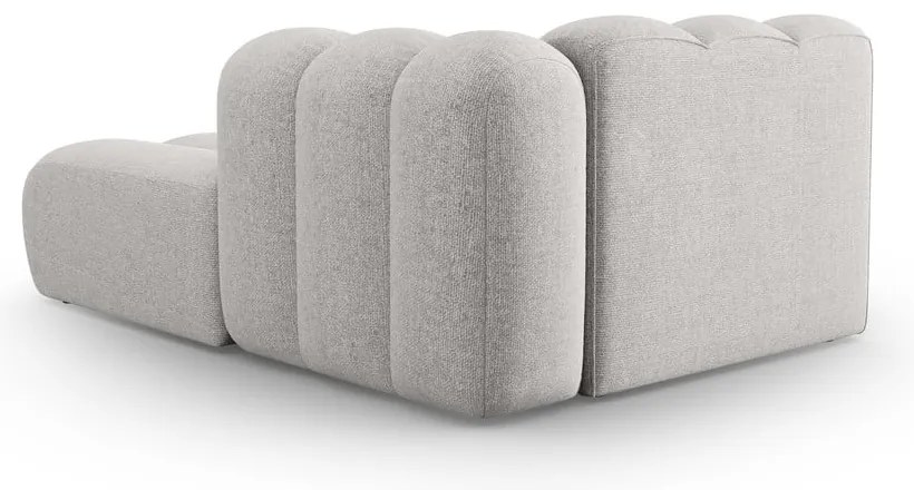 Светлосива лежанка (десен ъгъл) Lupine – Micadoni Home