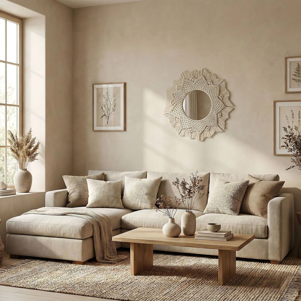 Бохо стенно огледало 60CM 322051