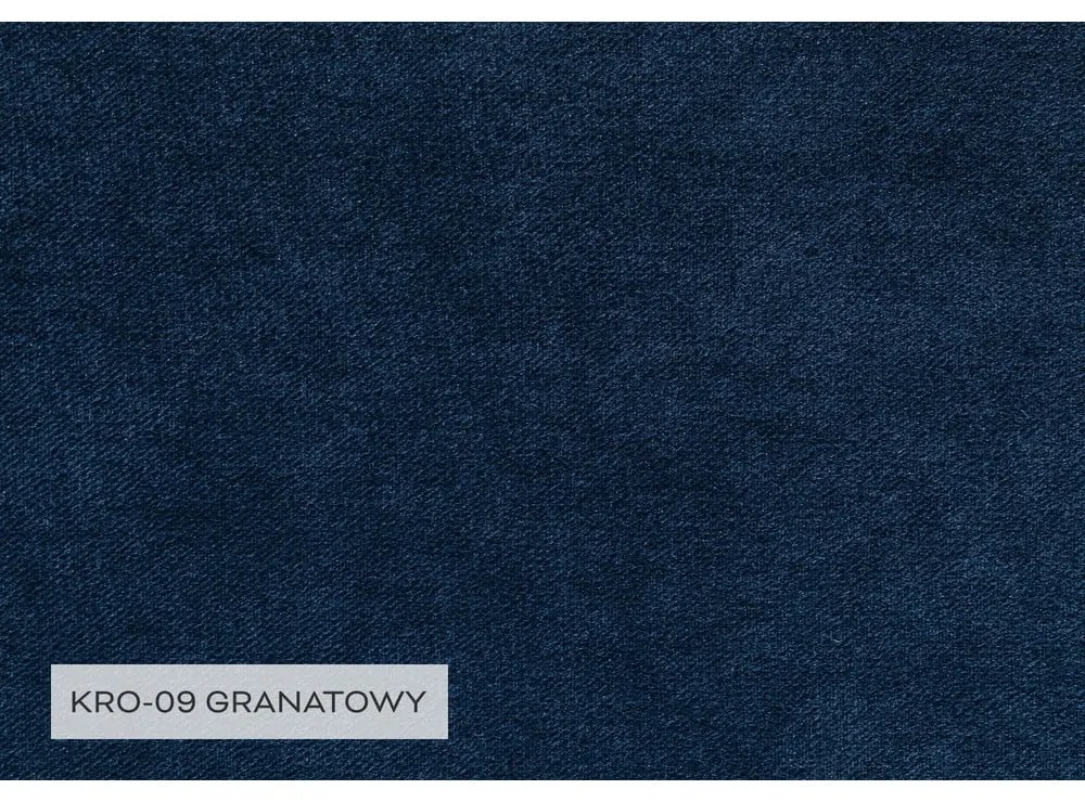 Тъмносин кадифен разтегателен ъглов диван (ляв ъгъл) Lofty Lilly – Miuform