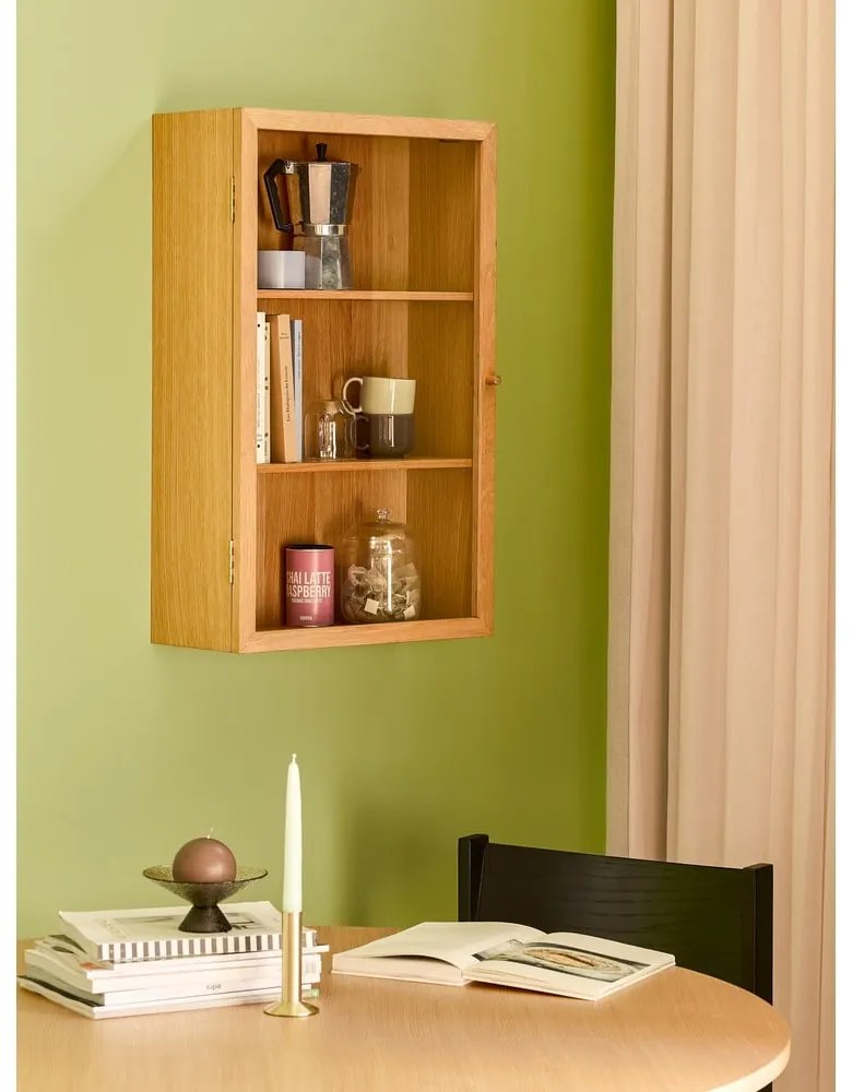 Висяща витрина от декор от дъб в естествен цвят 50x80 cm Panorama – Hübsch