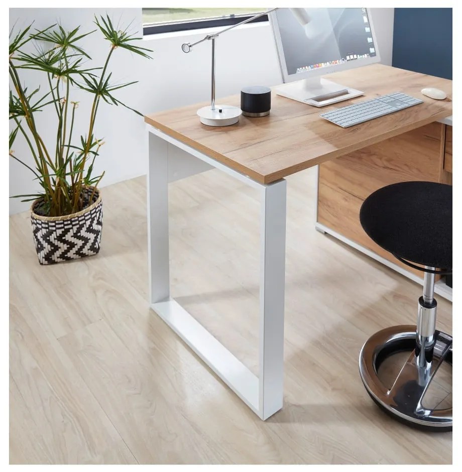 Работна маса от дъб 120x117 cm Lioni - Germania