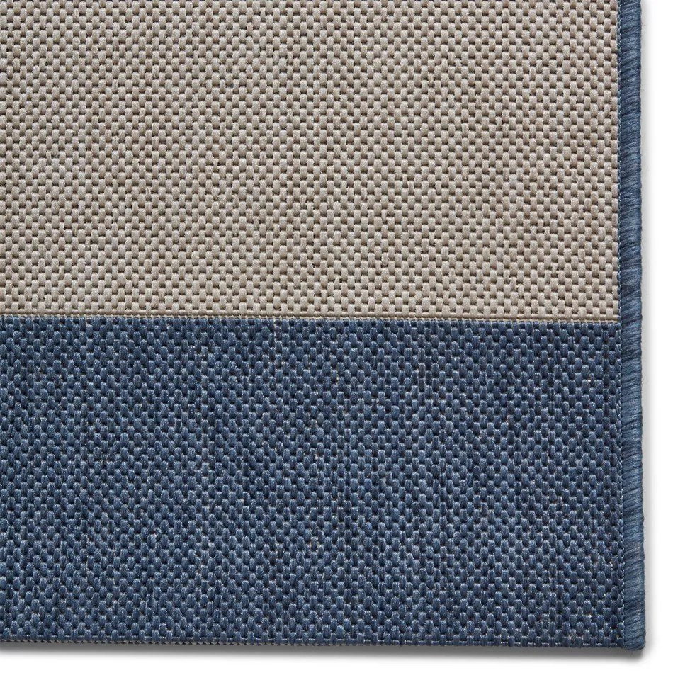 Синьо-бежов външен килим 230x160 cm Santa Monica - Think Rugs